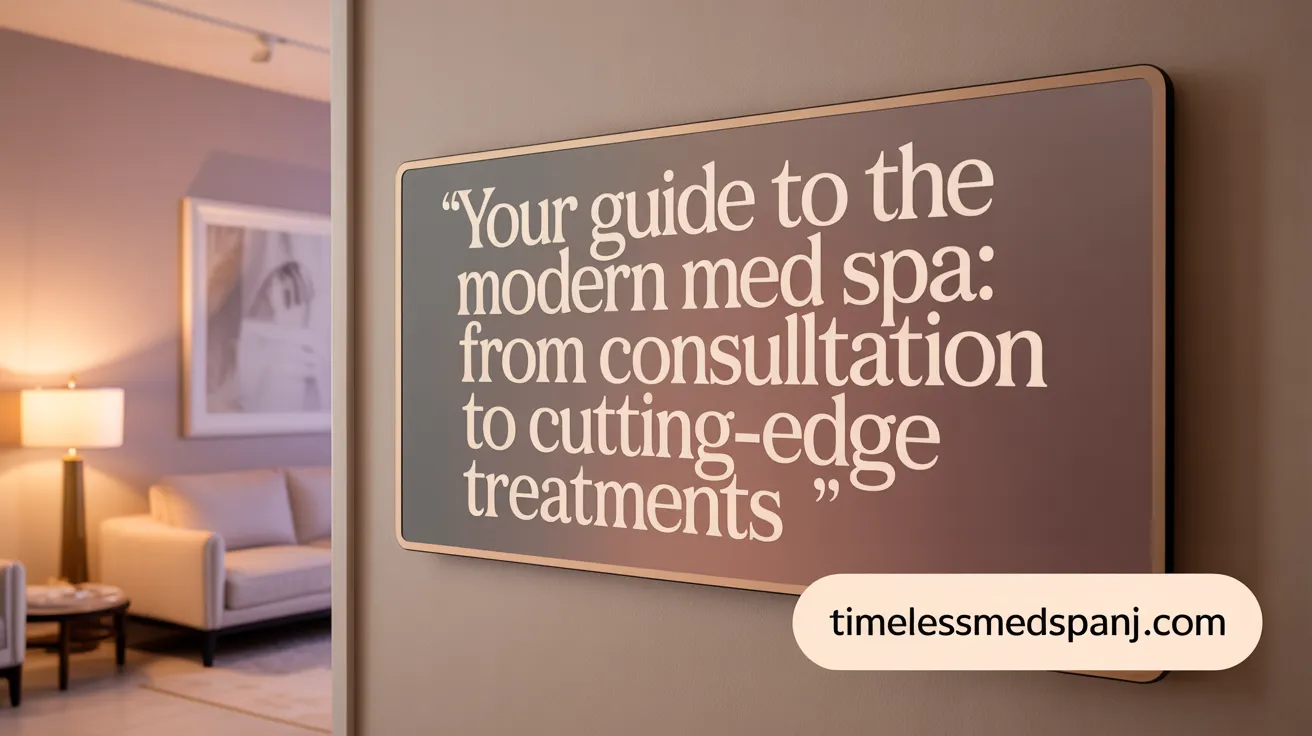 Your Guide to the Modern Med Spa: From Consultation to Cutting-Edge Treatments