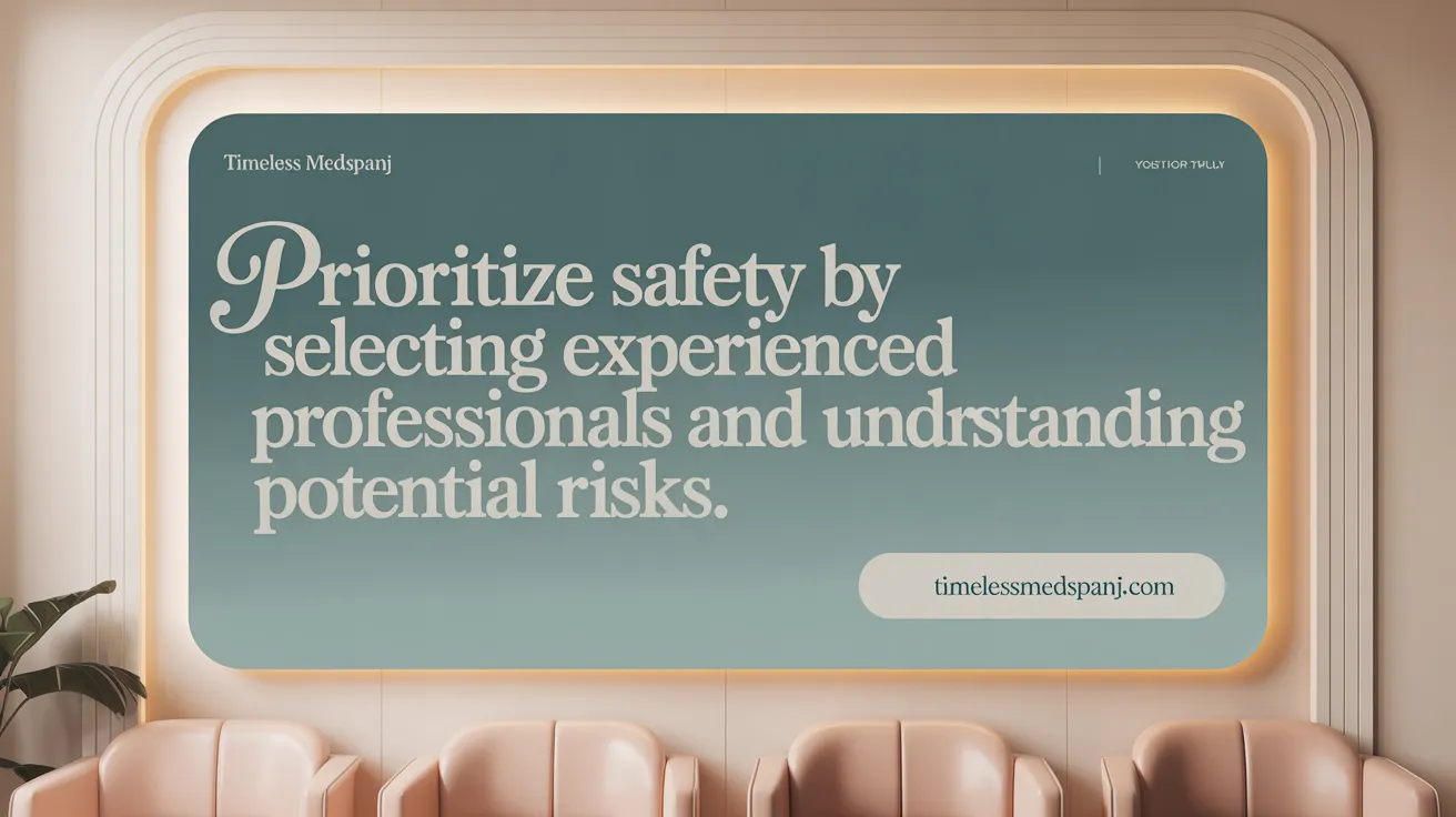 Prioritize safety by selecting experienced professionals and understanding potential risks.