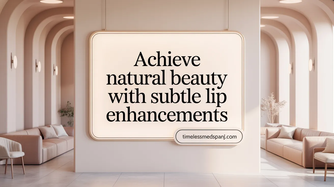 Achieve Natural Beauty with Subtle Lip Enhancements