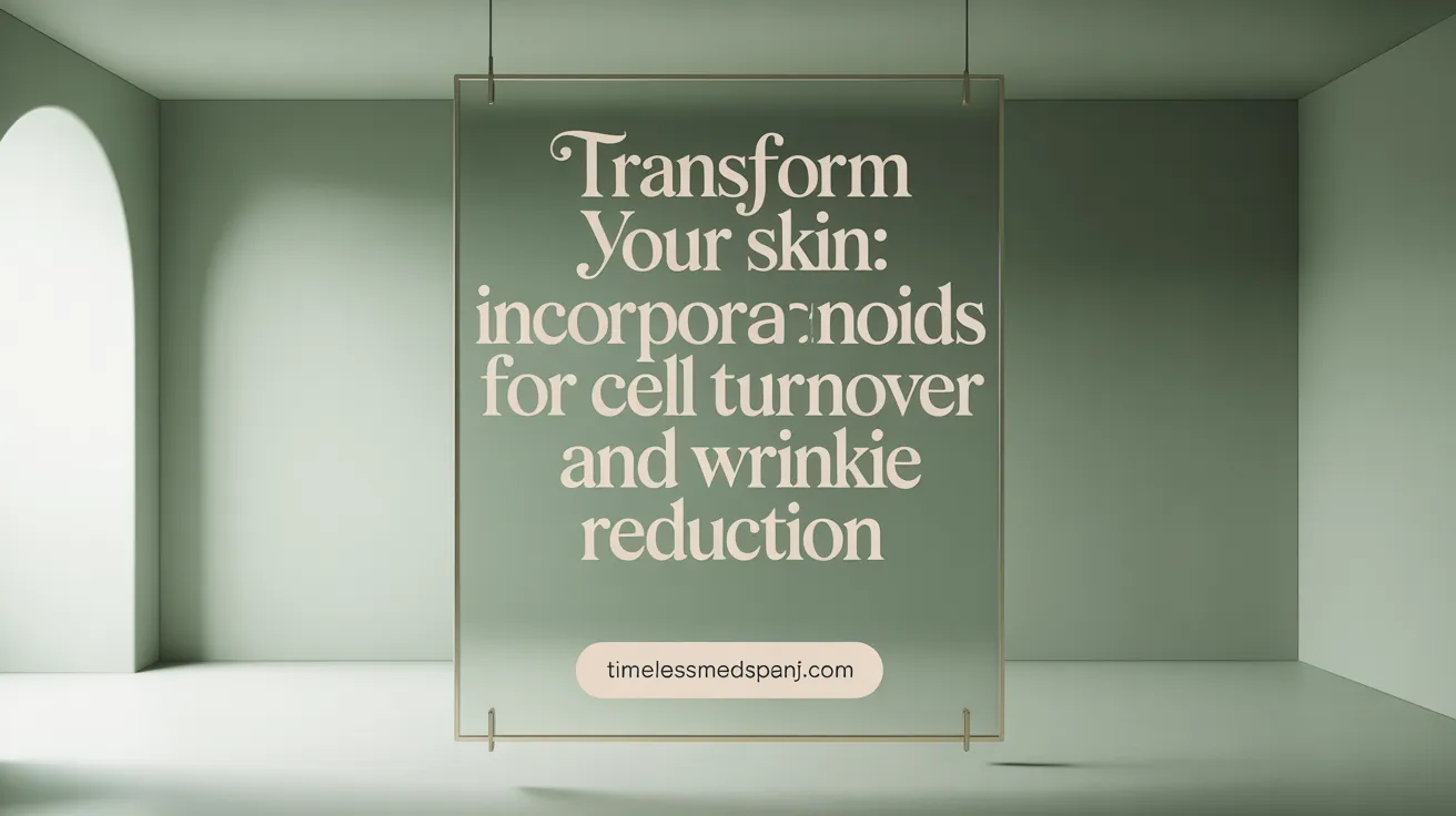 Transform Your Skin: Incorporate Retinoids for Cell Turnover and Wrinkle Reduction