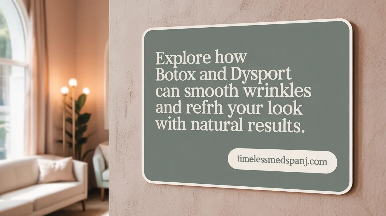 Explore How Botox and Dysport Can Smooth Wrinkles and Refresh Your Look with Natural Results