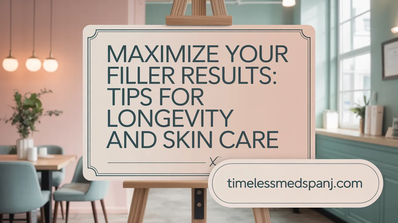 Maximize Your Filler Results: Tips for Longevity and Skin Care