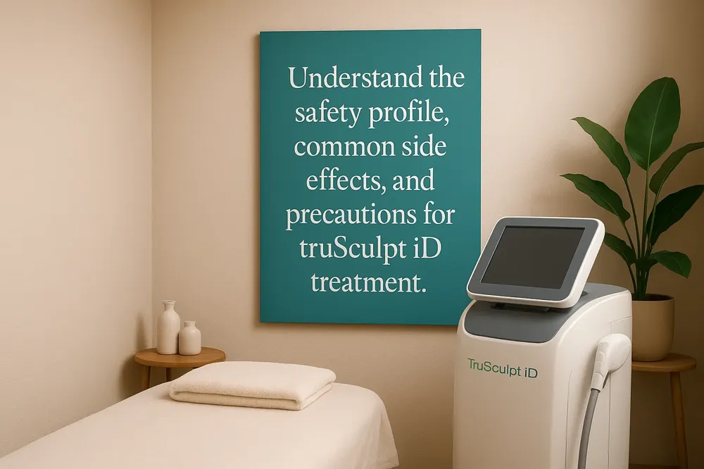 Understand the safety profile, common side effects, and precautions for truSculpt iD treatment.