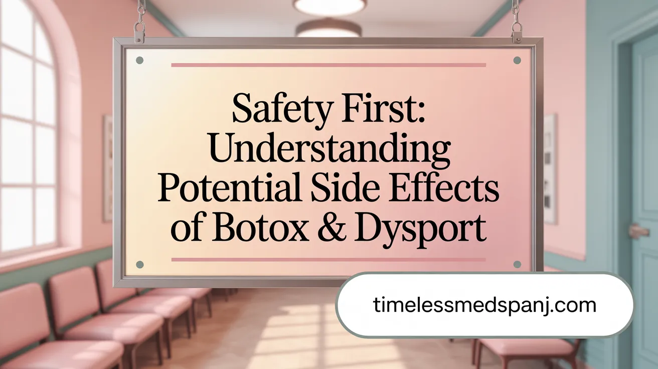 Safety First: Understanding Potential Side Effects of Botox & Dysport