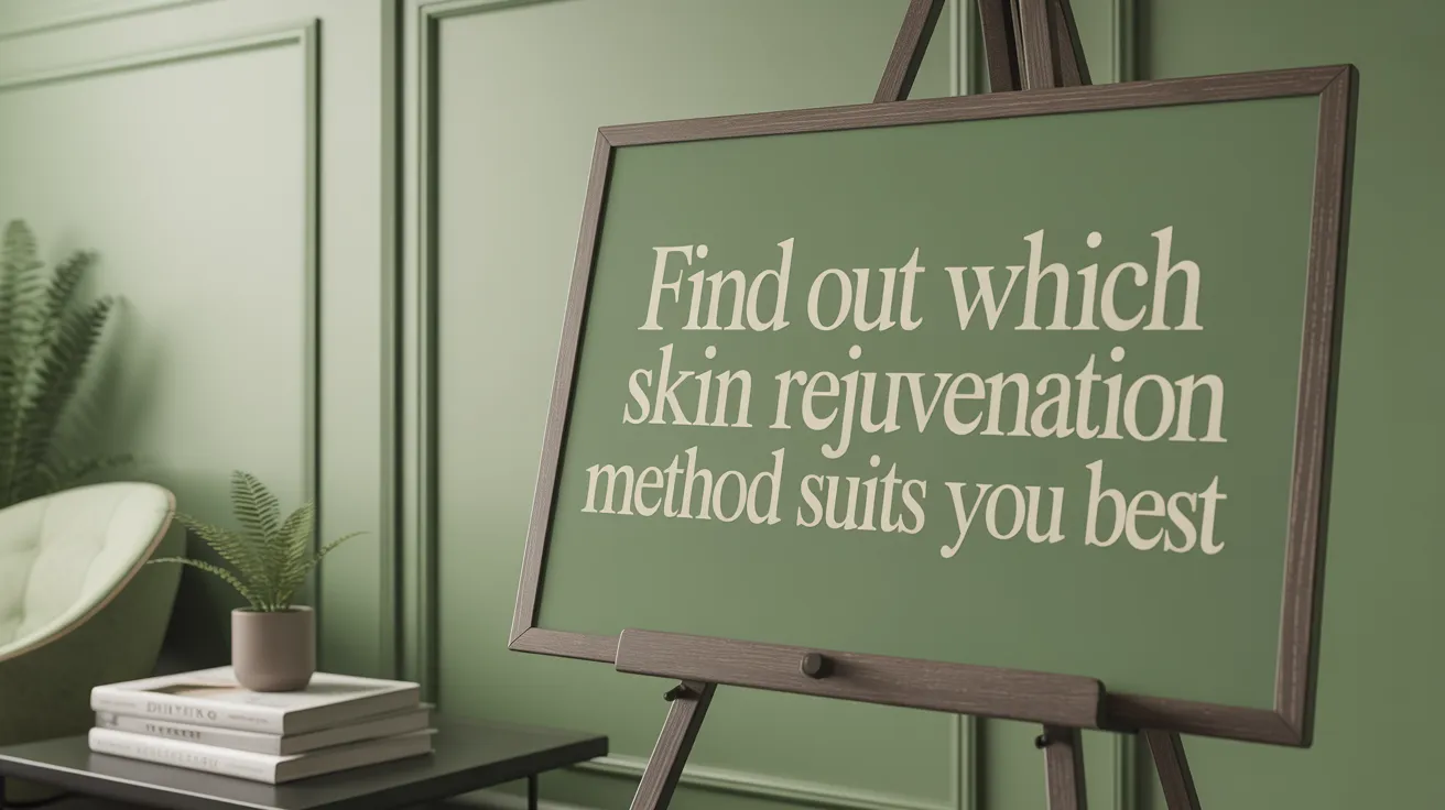 Find Out Which Skin Rejuvenation Method Suits You Best