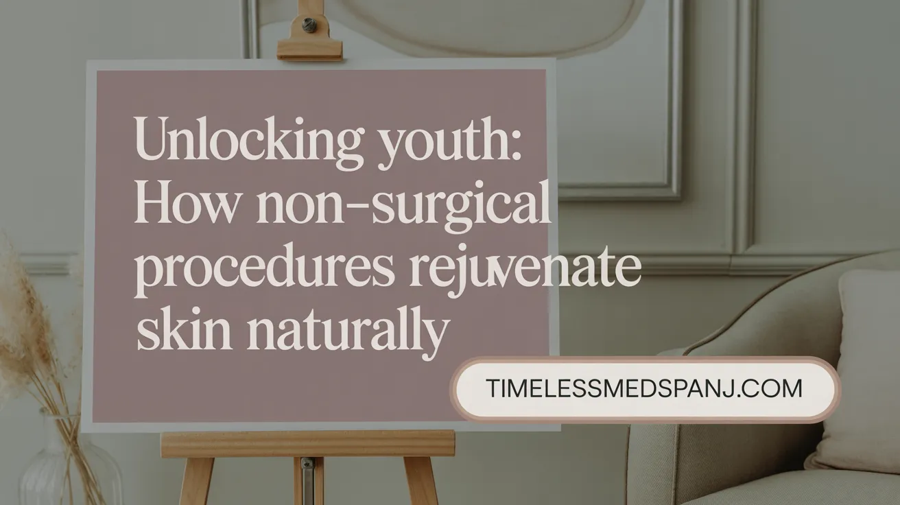 Unlocking Youth: How Non-Surgical Procedures Rejuvenate Skin Naturally