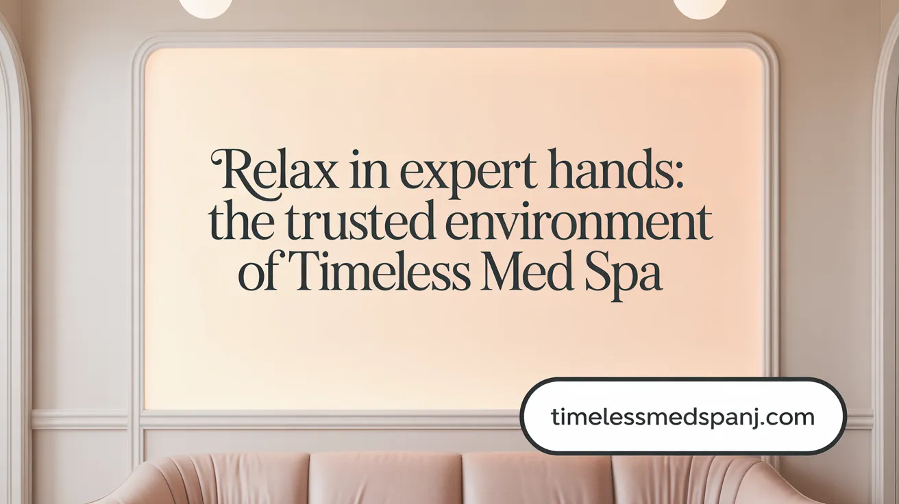 Relax in Expert Hands: The Trusted Environment of Timeless Med Spa