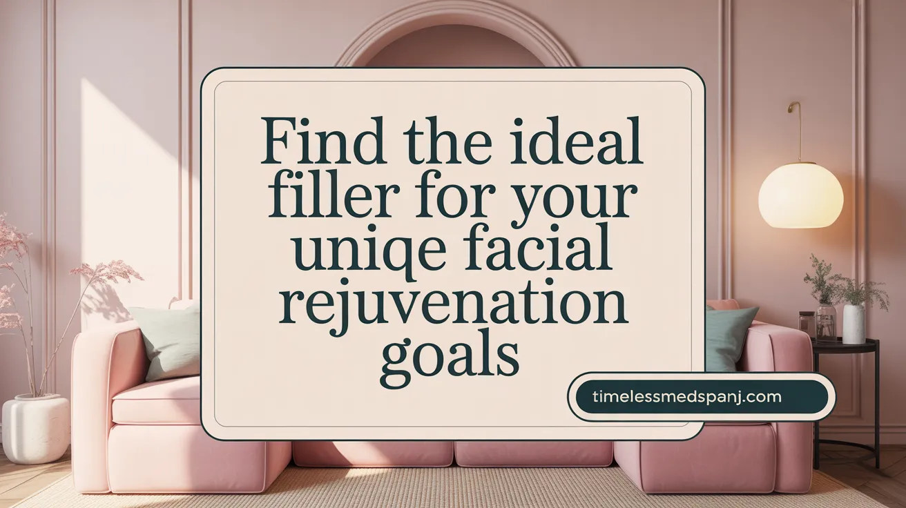 Find the Ideal Filler for Your Unique Facial Rejuvenation Goals