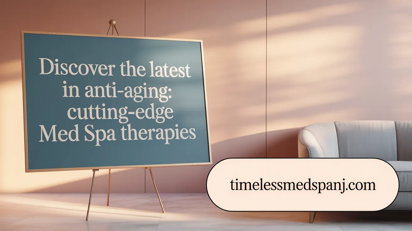 Discover the Latest in Anti-Aging: Cutting-Edge Med Spa Therapies