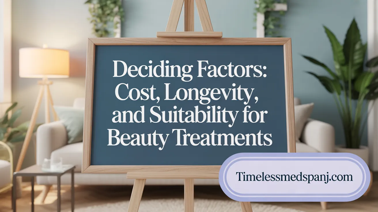 Deciding Factors: Cost, Longevity, and Suitability for Brow Treatments