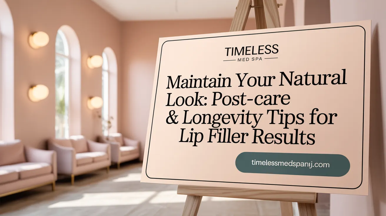 Maintain Your Natural Look: Post-Care & Longevity Tips for Lip Filler Results