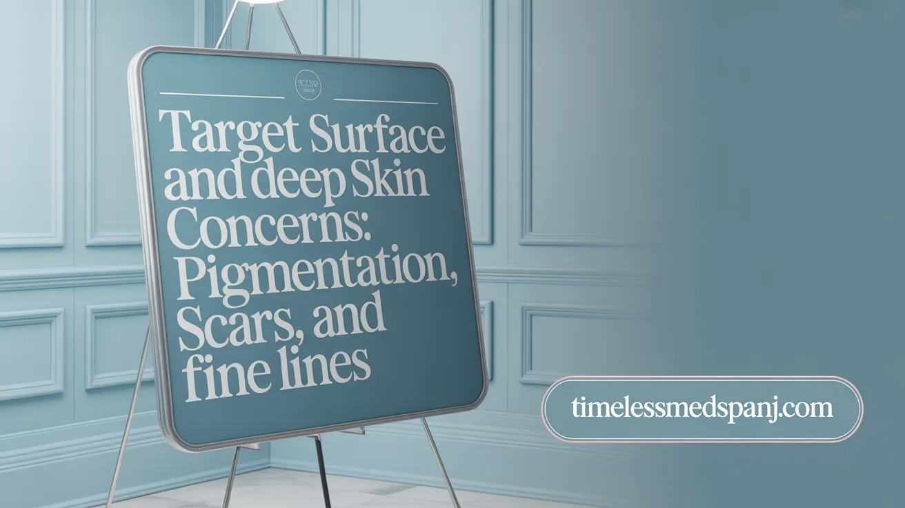 Target Surface and Deep Skin Concerns: Pigmentation, Scars, and Fine Lines