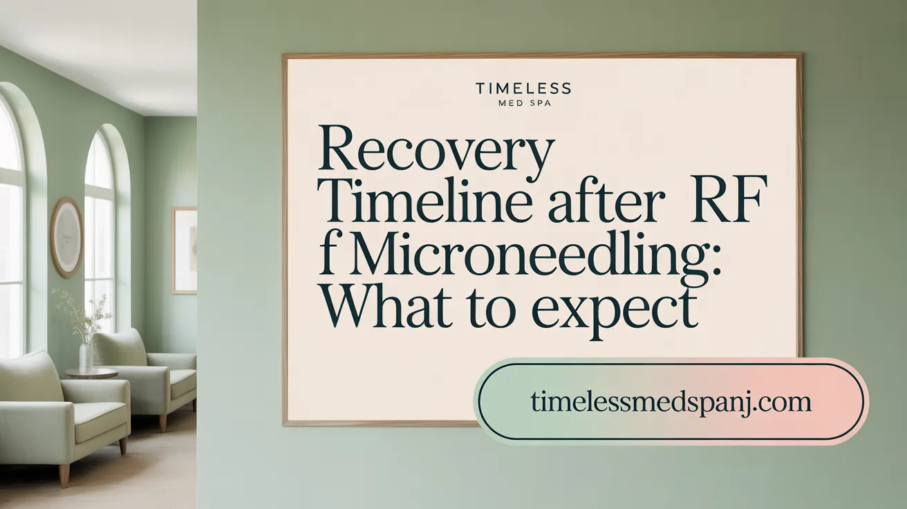 Recovery Timeline After RF Microneedling: What to Expect