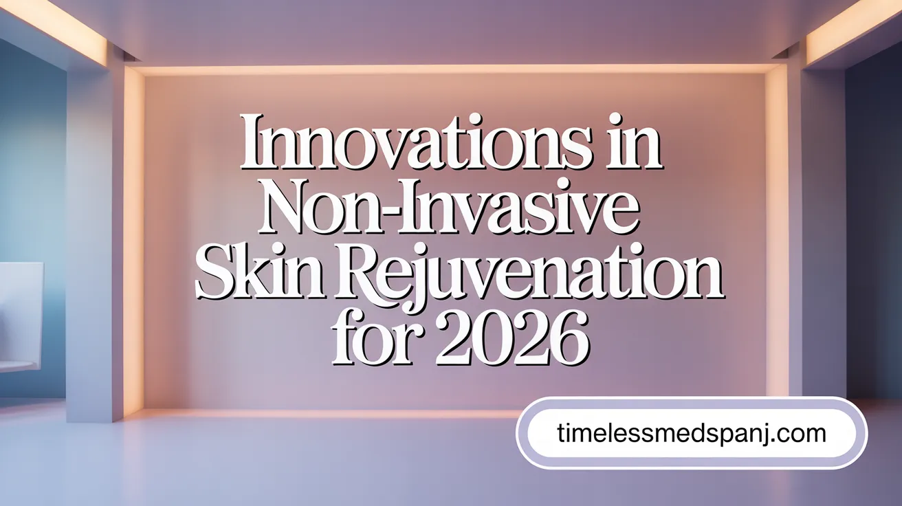 Innovations in Non-Invasive Skin Rejuvenation for 2026