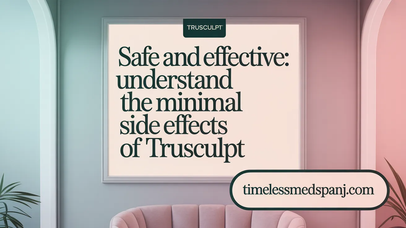 Safe and Effective: Understand the Minimal Side Effects of truSculpt