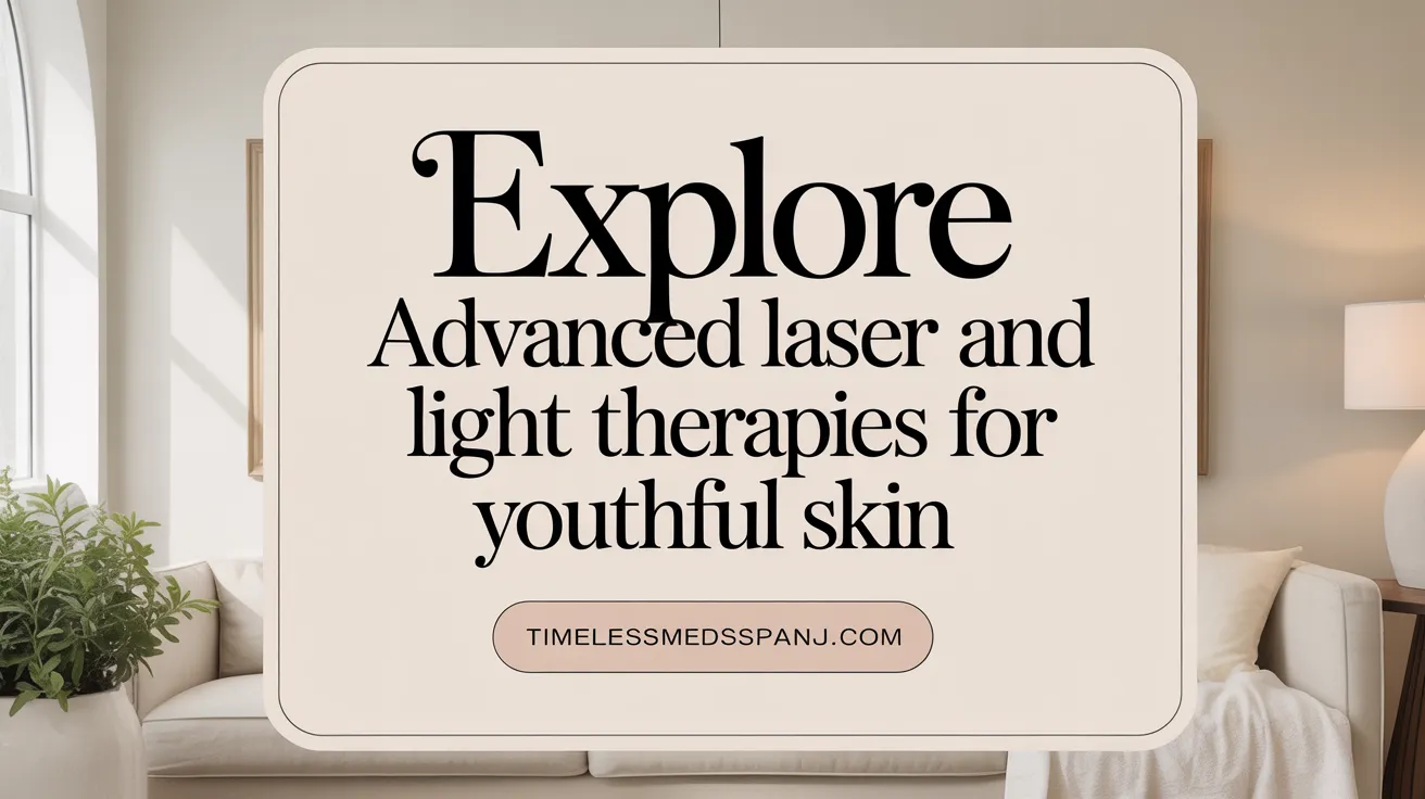 Explore Advanced Laser and Light Therapies for Youthful Skin
