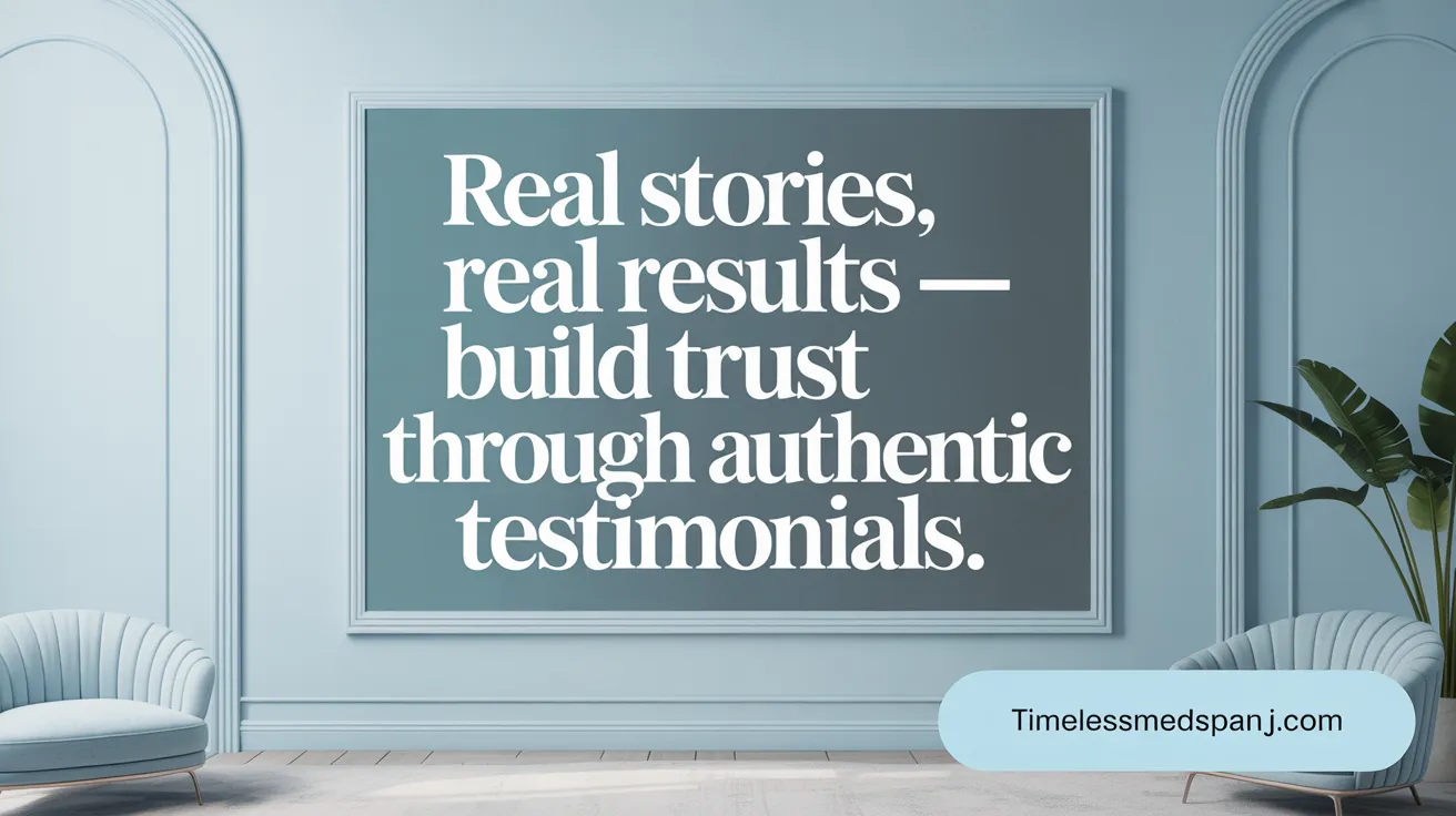 Real Stories, Real Results — Build Trust Through Authentic Testimonials.