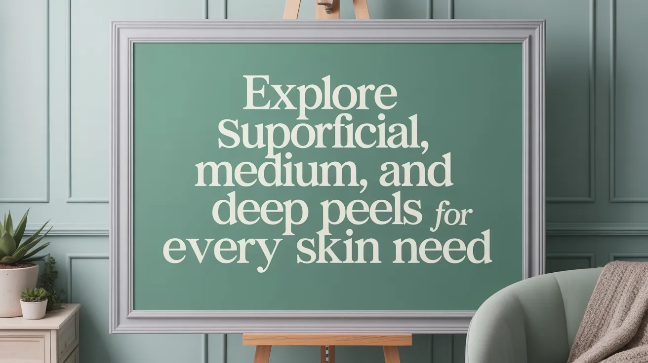 Explore Superficial, Medium, and Deep Peels for Every Skin Need