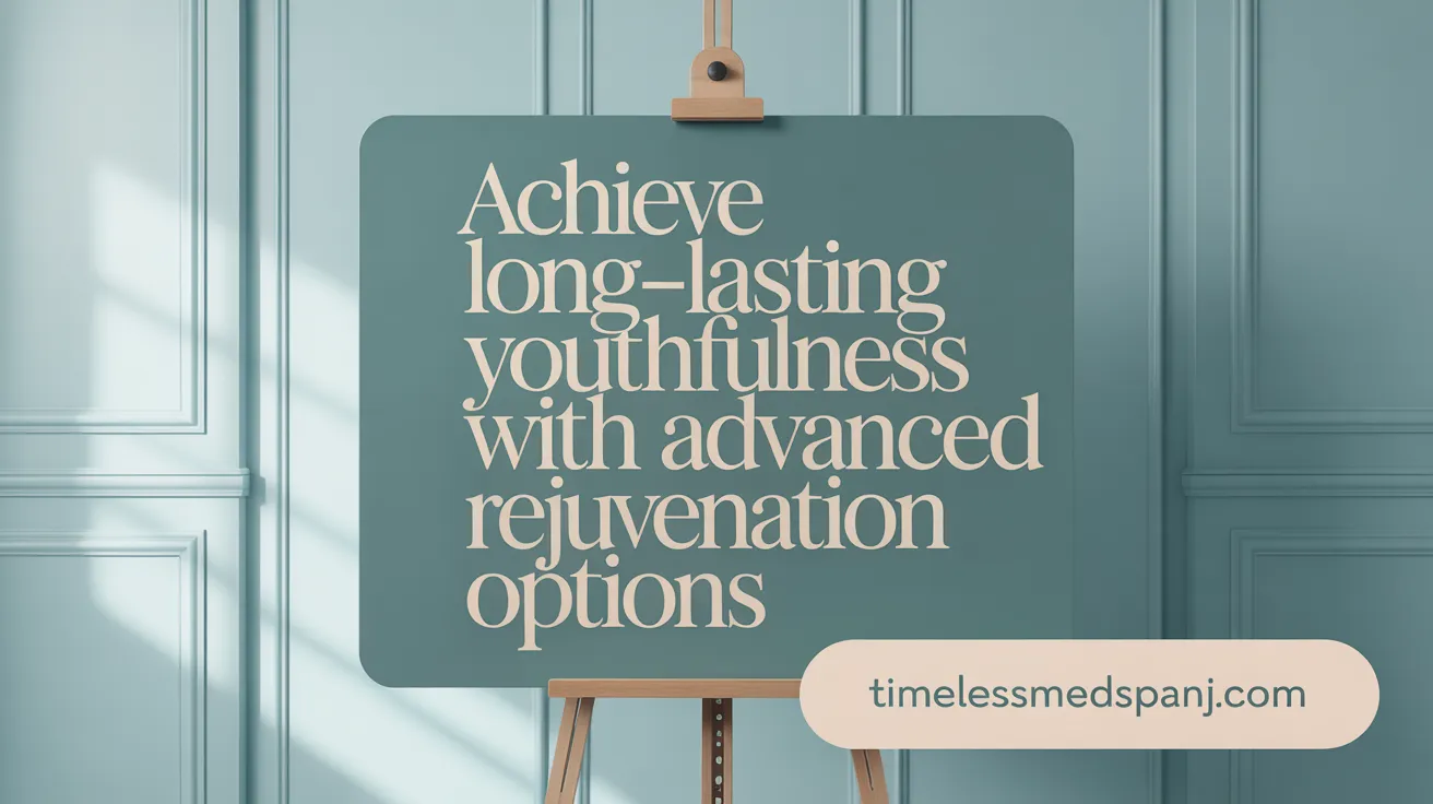Achieve Long-Lasting Youthfulness with Advanced Rejuvenation Options