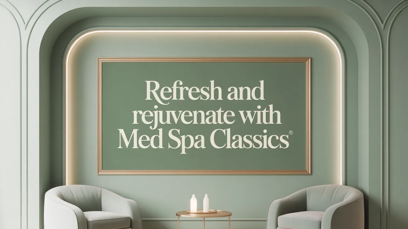 Refresh and Rejuvenate with Med Spa Classics