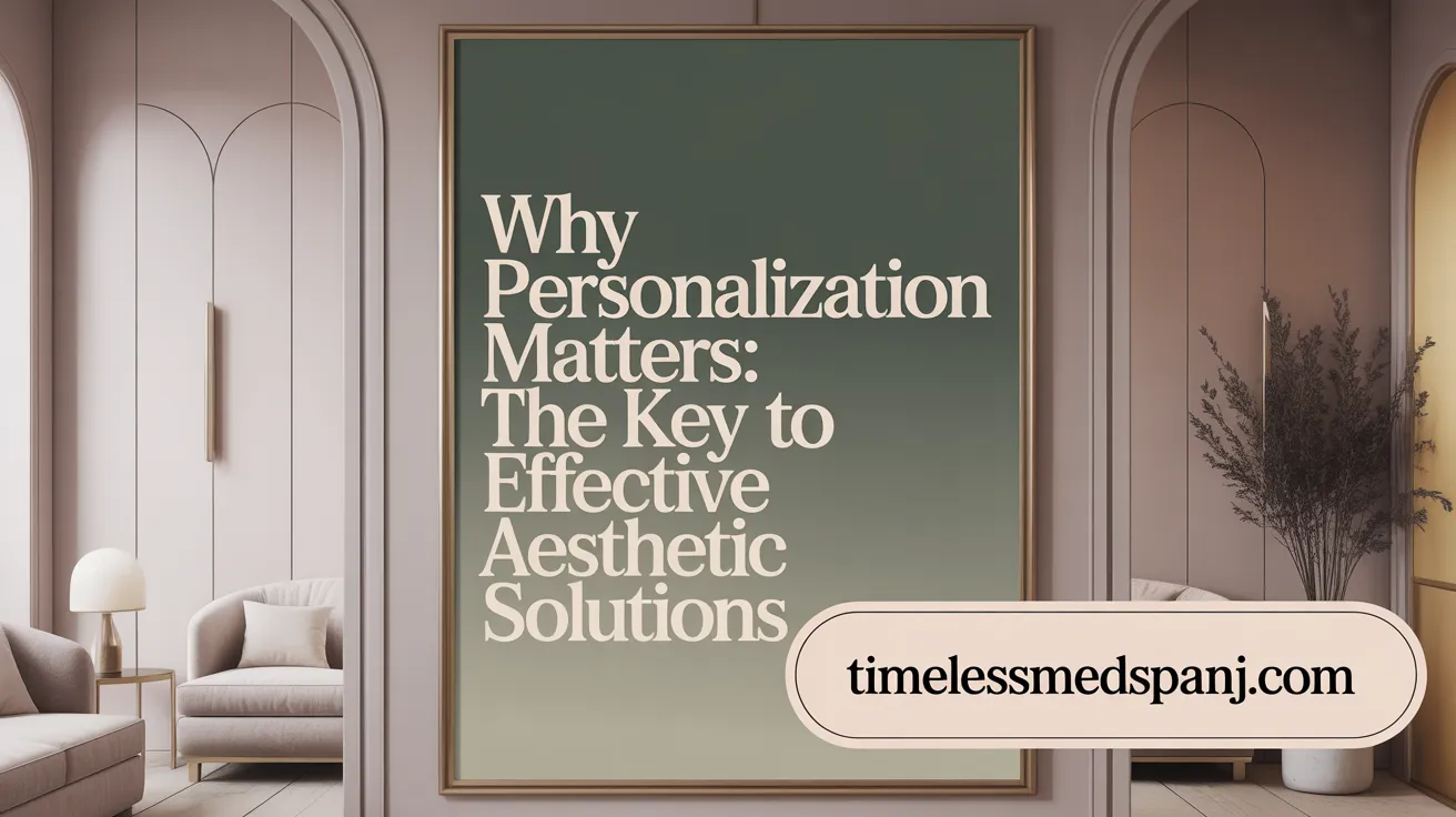 Why Personalization Matters: The Key to Effective Aesthetic Solutions