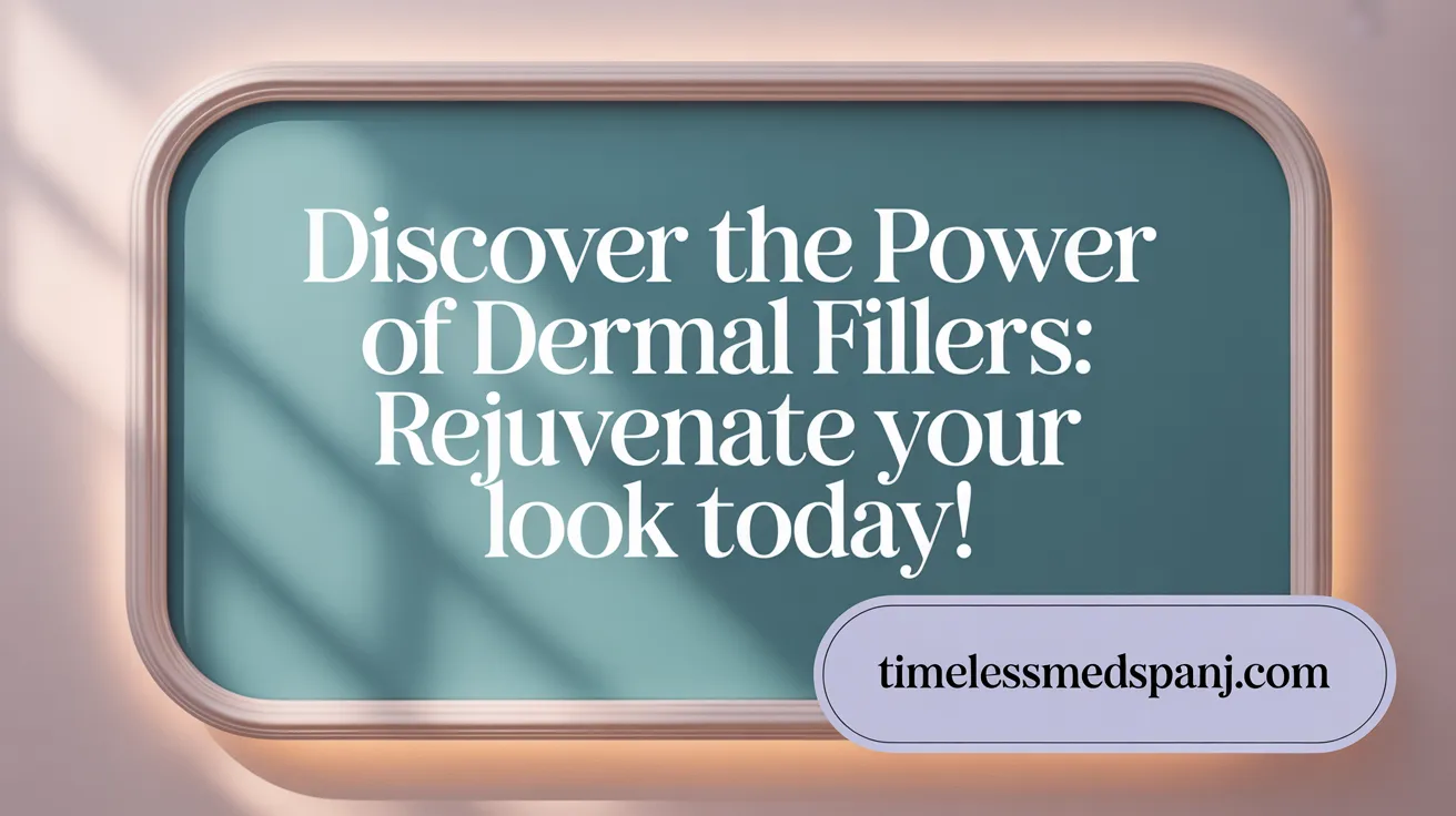 Discover the Power of Dermal Fillers: Rejuvenate Your Look Today!