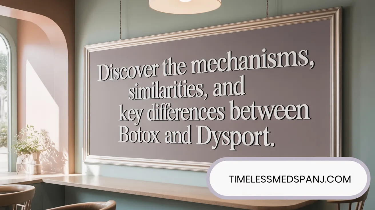 Discover the mechanisms, similarities, and key differences between Botox and Dysport.