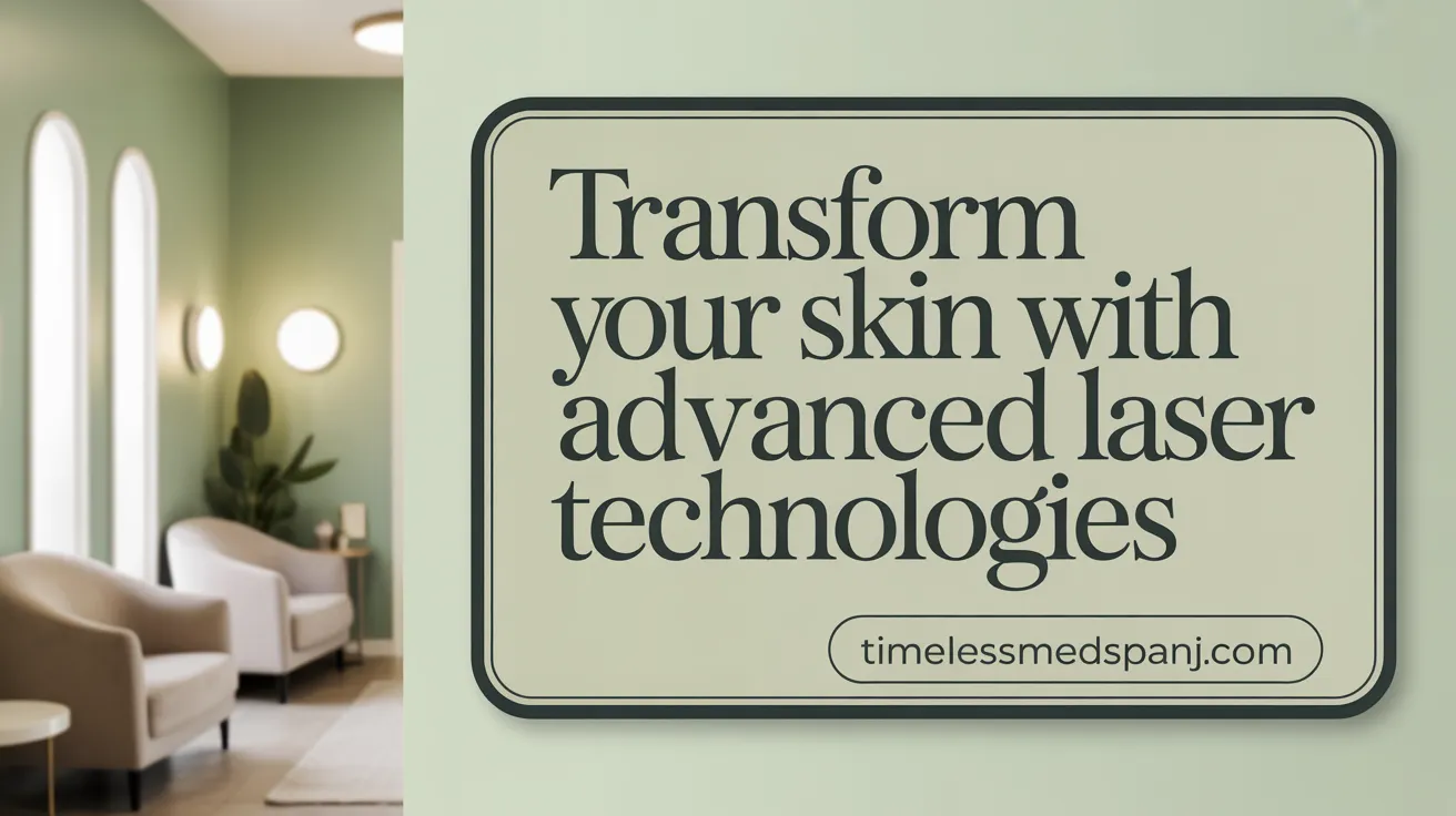 Transform Your Skin with Advanced Laser Technologies