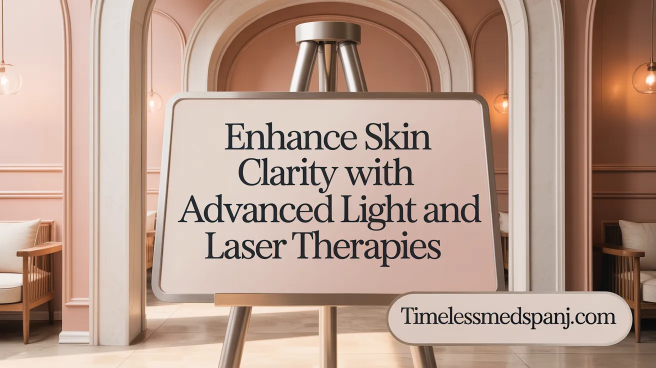 Enhance Skin Clarity with Advanced Light and Laser Therapies