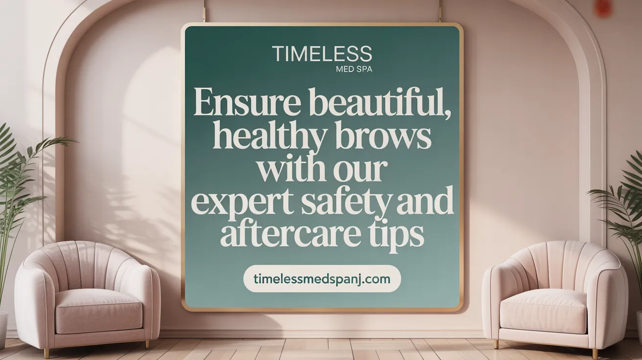 Ensure Beautiful, Healthy Brows with Our Safety and Aftercare Tips