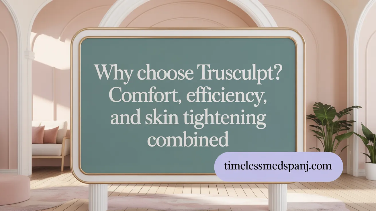 Why Choose truSculpt? Comfort, Efficiency, and Skin Tightening Combined