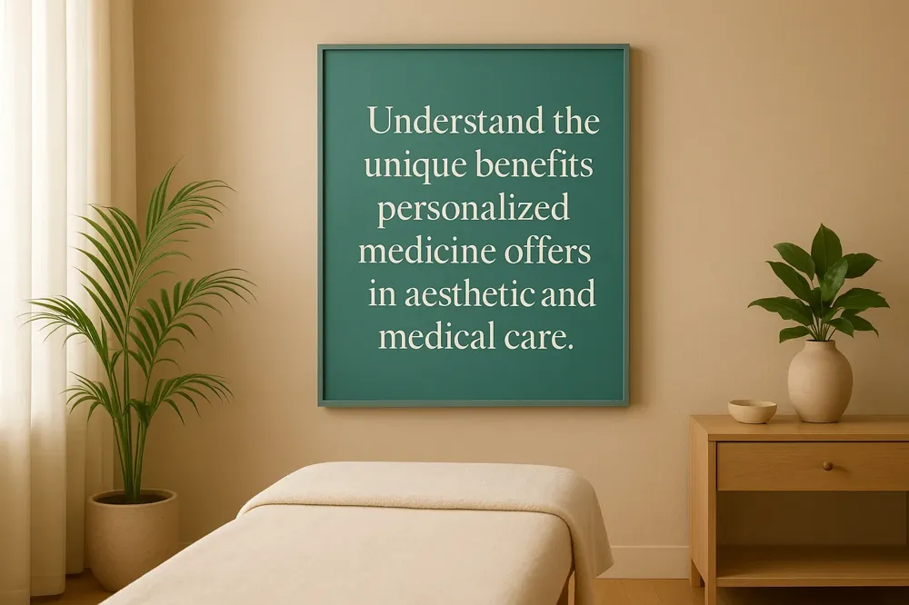 Understand the unique benefits personalized medicine offers in aesthetic and medical care.