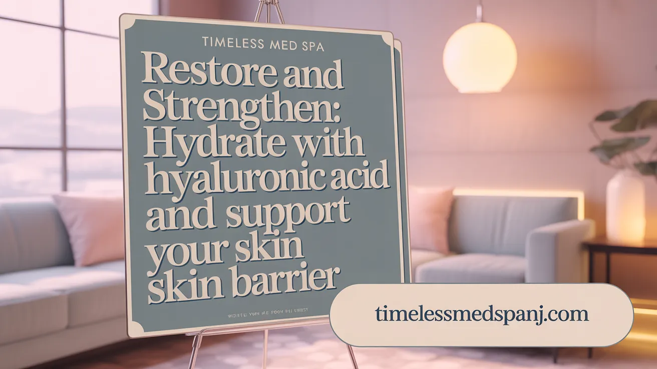 Restore and Strengthen: Hydrate with Hyaluronic Acid and Support Your Skin Barrier