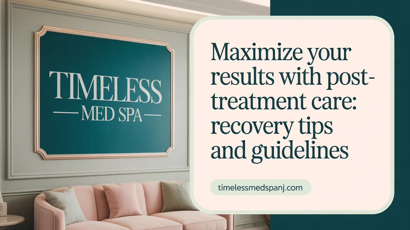 Maximize Your Results with Post-Treatment Care: Recovery Tips and Guidelines