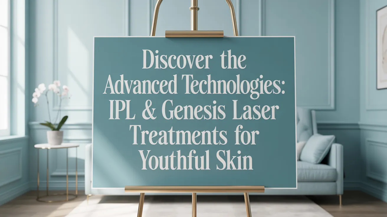 Discover the Advanced Technologies: IPL & Genesis Laser Treatments for Youthful Skin