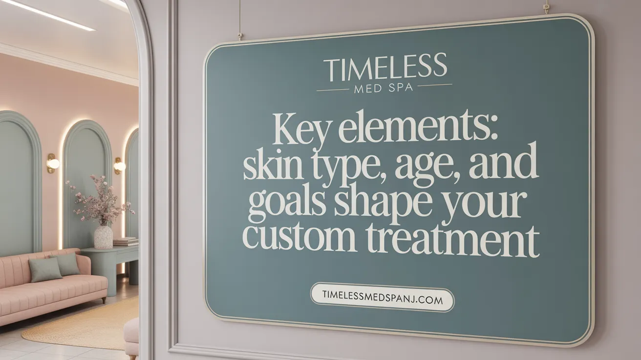 Key Elements: Skin Type, Age, and Goals Shape Your Custom Treatment