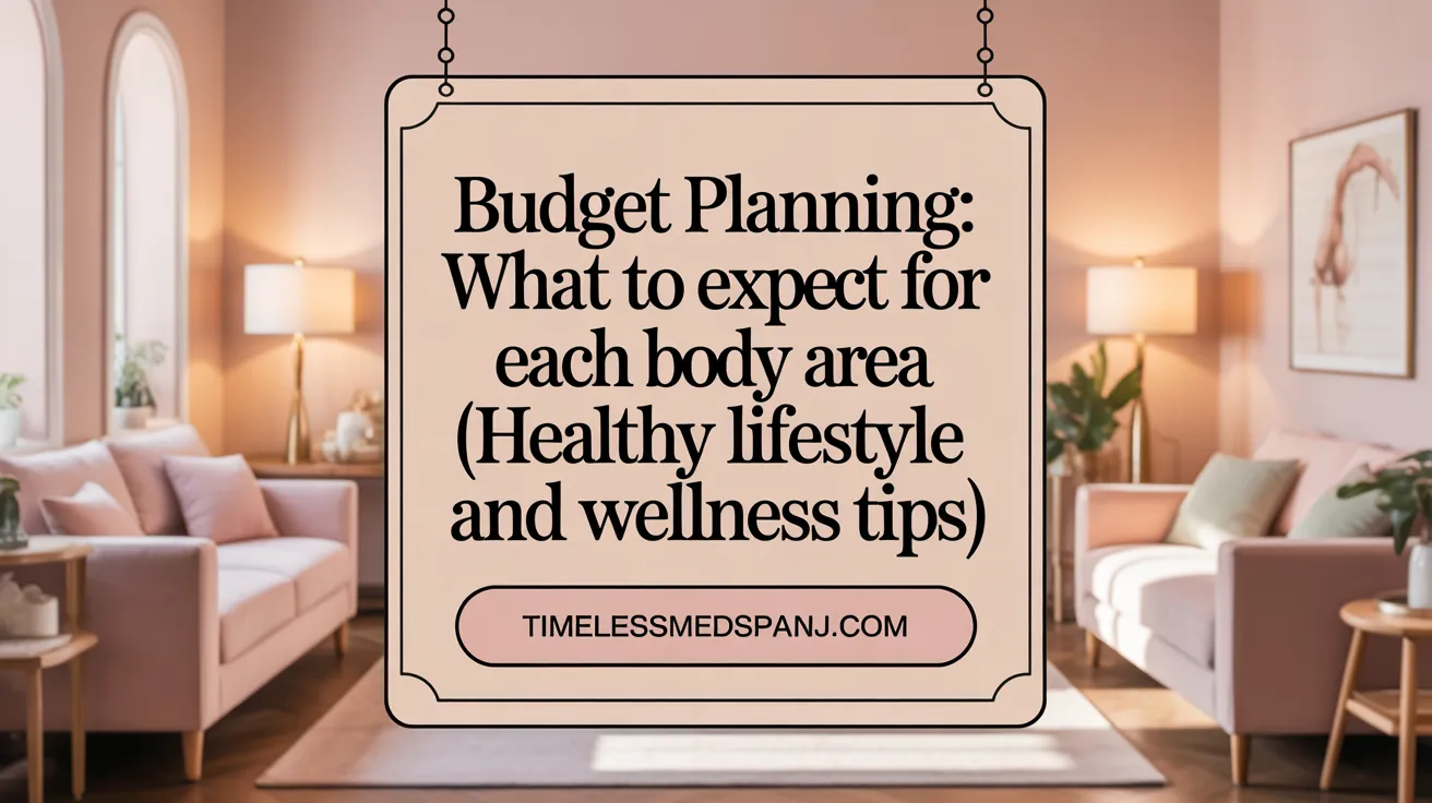 Budget Planning: What to Expect for Each Body Area