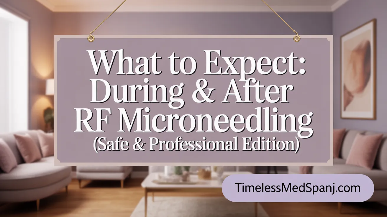 What to Expect: During & After RF Microneedling