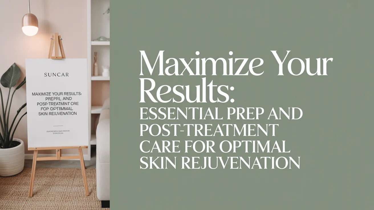 Maximize Your Results: Essential Prep and Post-Treatment Care for Optimal Skin Rejuvenation