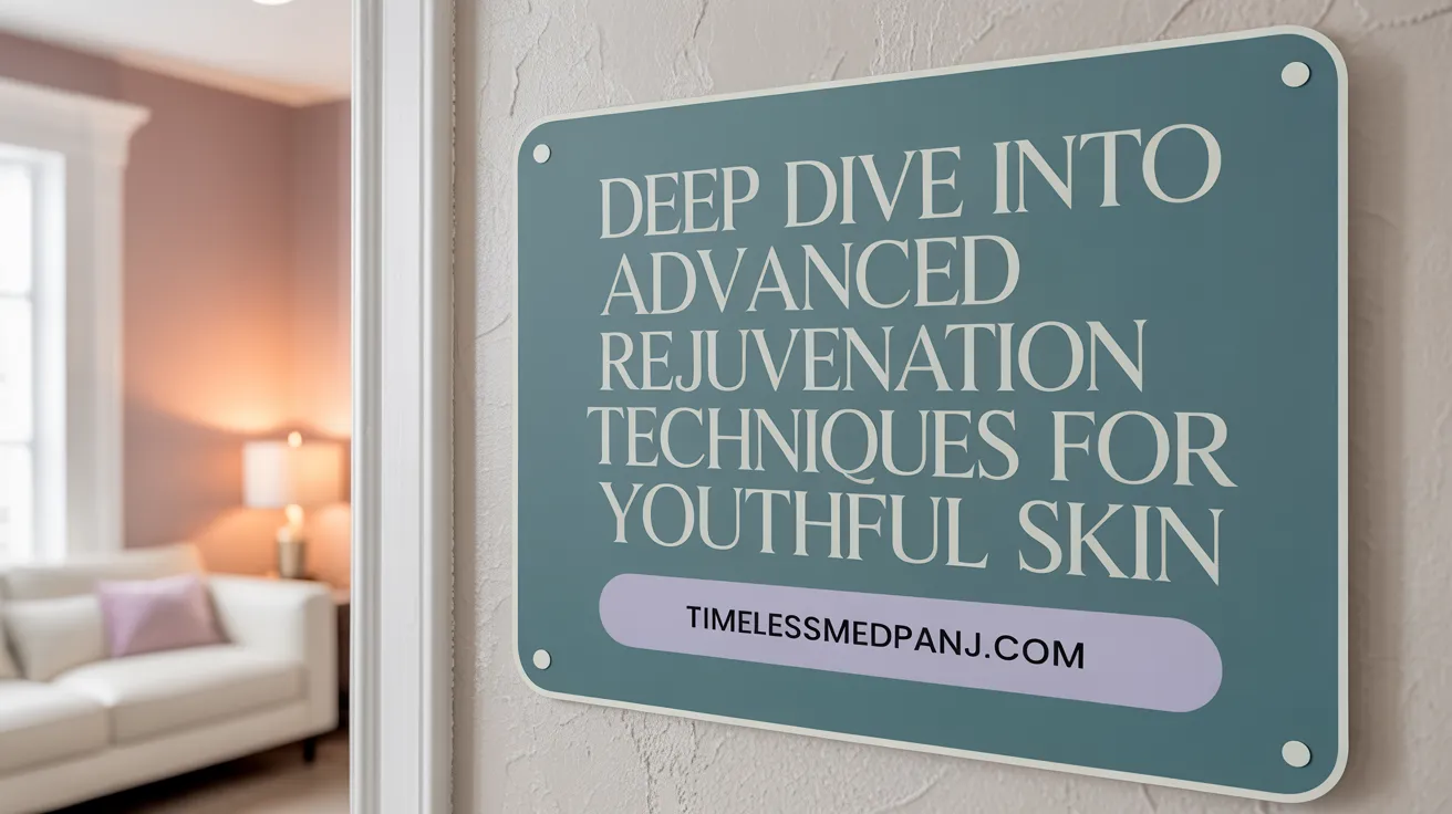 Deep Dive into Advanced Rejuvenation Techniques for Youthful Skin