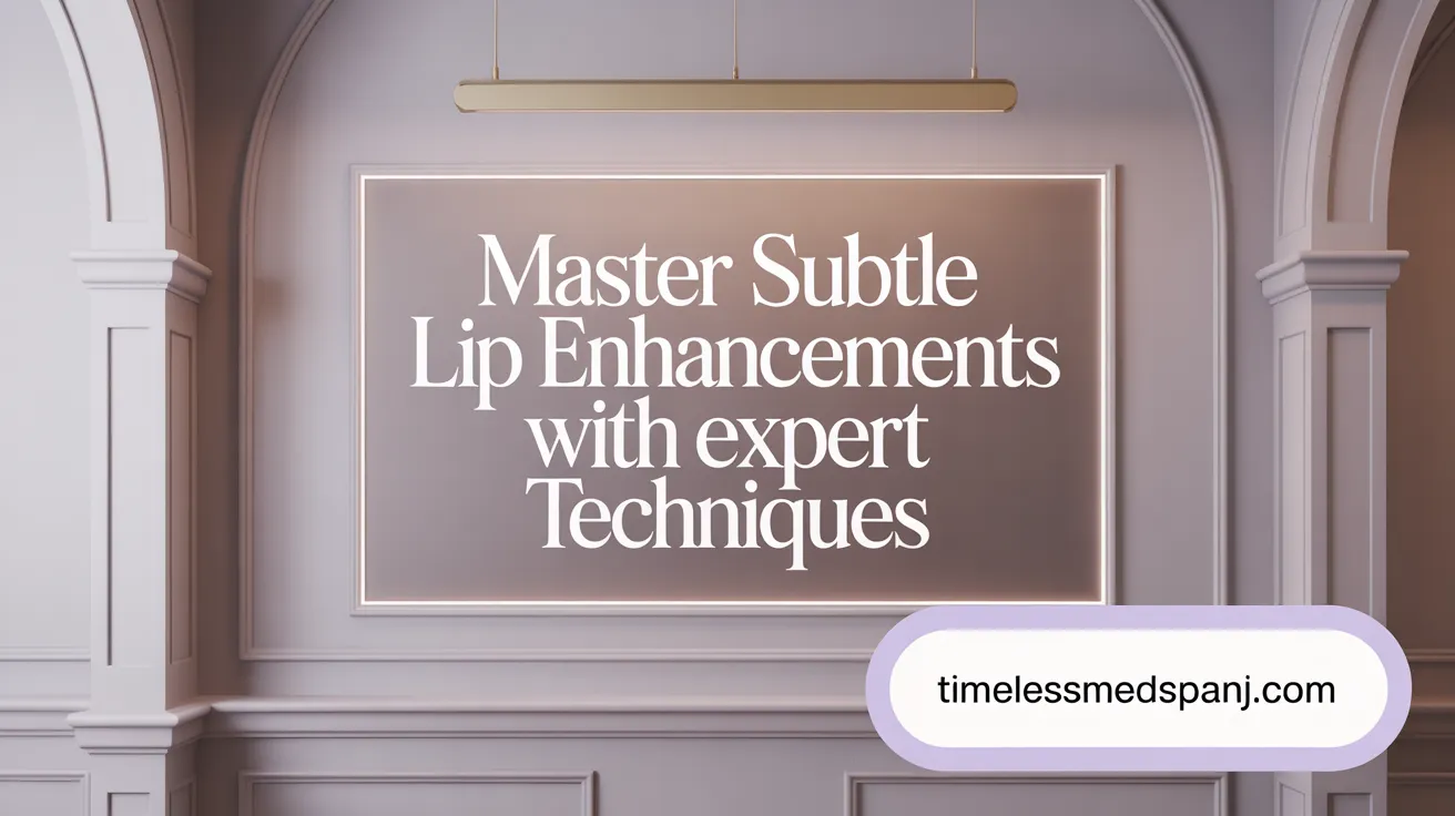 Master Subtle Lip Enhancements with Expert Techniques