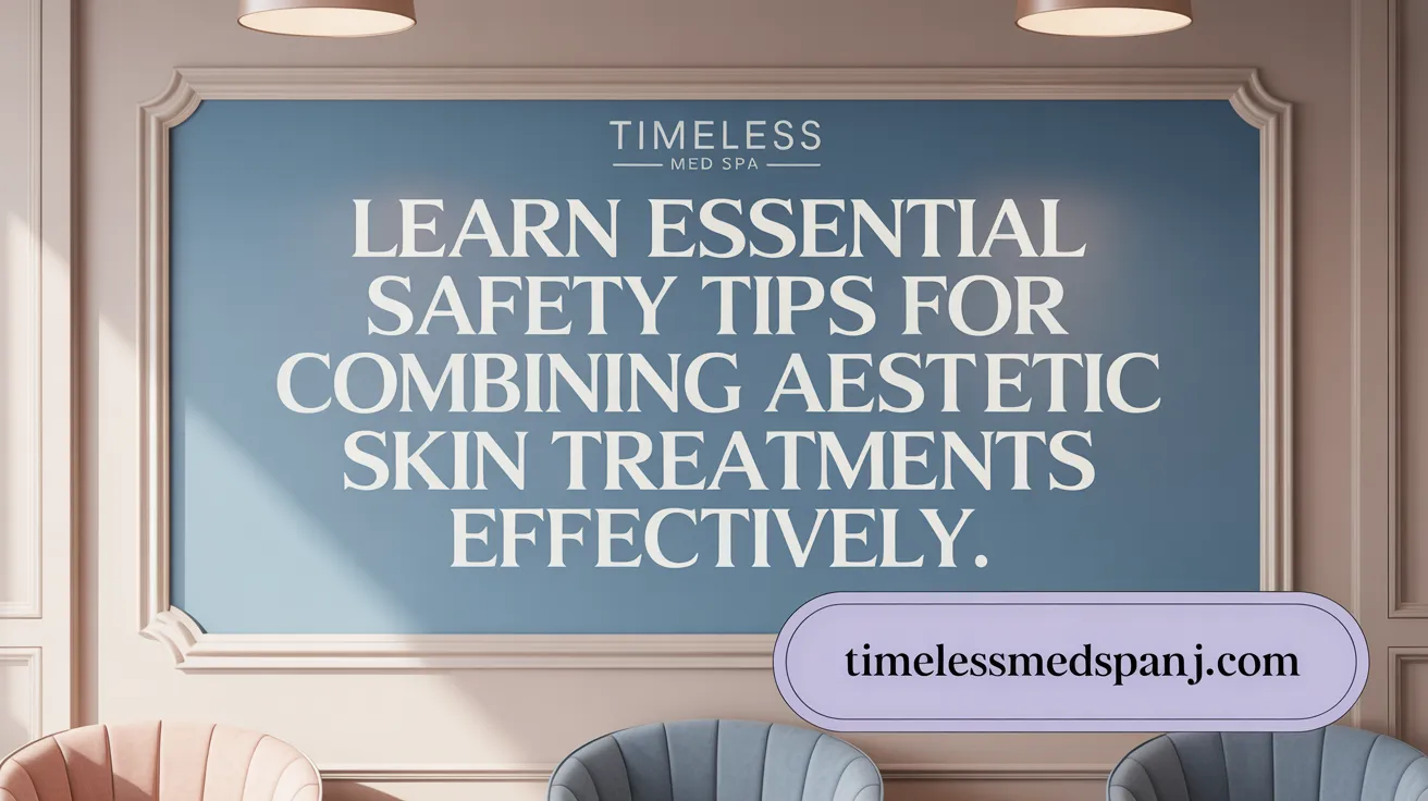 Learn essential safety tips for combining aesthetic skin treatments effectively