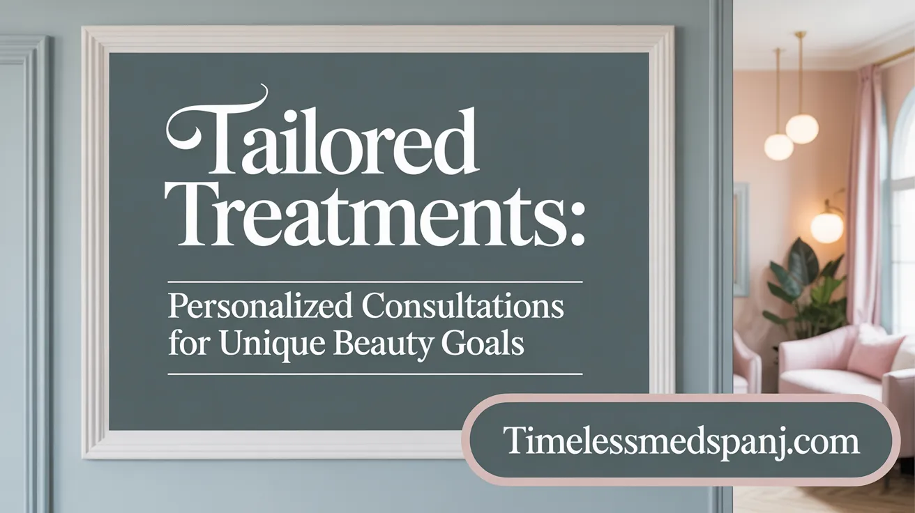 Tailored Treatments: Personalized Consultations for Unique Beauty Goals