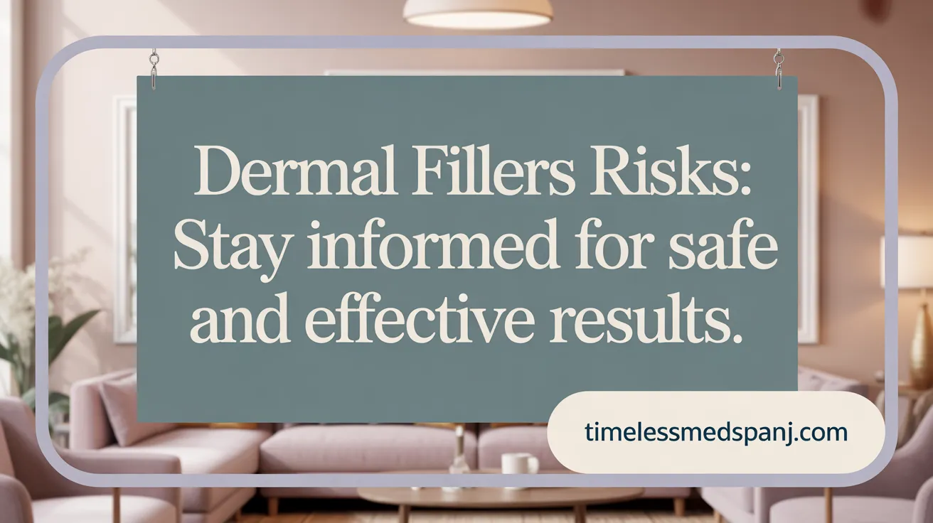 Dermal Fillers Risks: Stay Informed for Safe and Effective Results