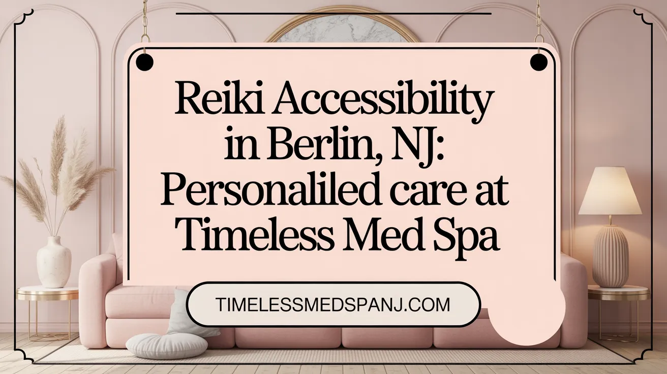 Reiki Accessibility in Berlin, NJ: Personalized Care at Timeless Med Spa