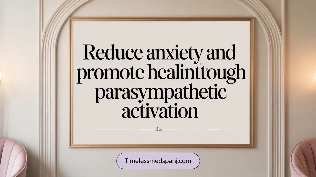 Reduce Anxiety and Promote Healing Through Parasympathetic Activation