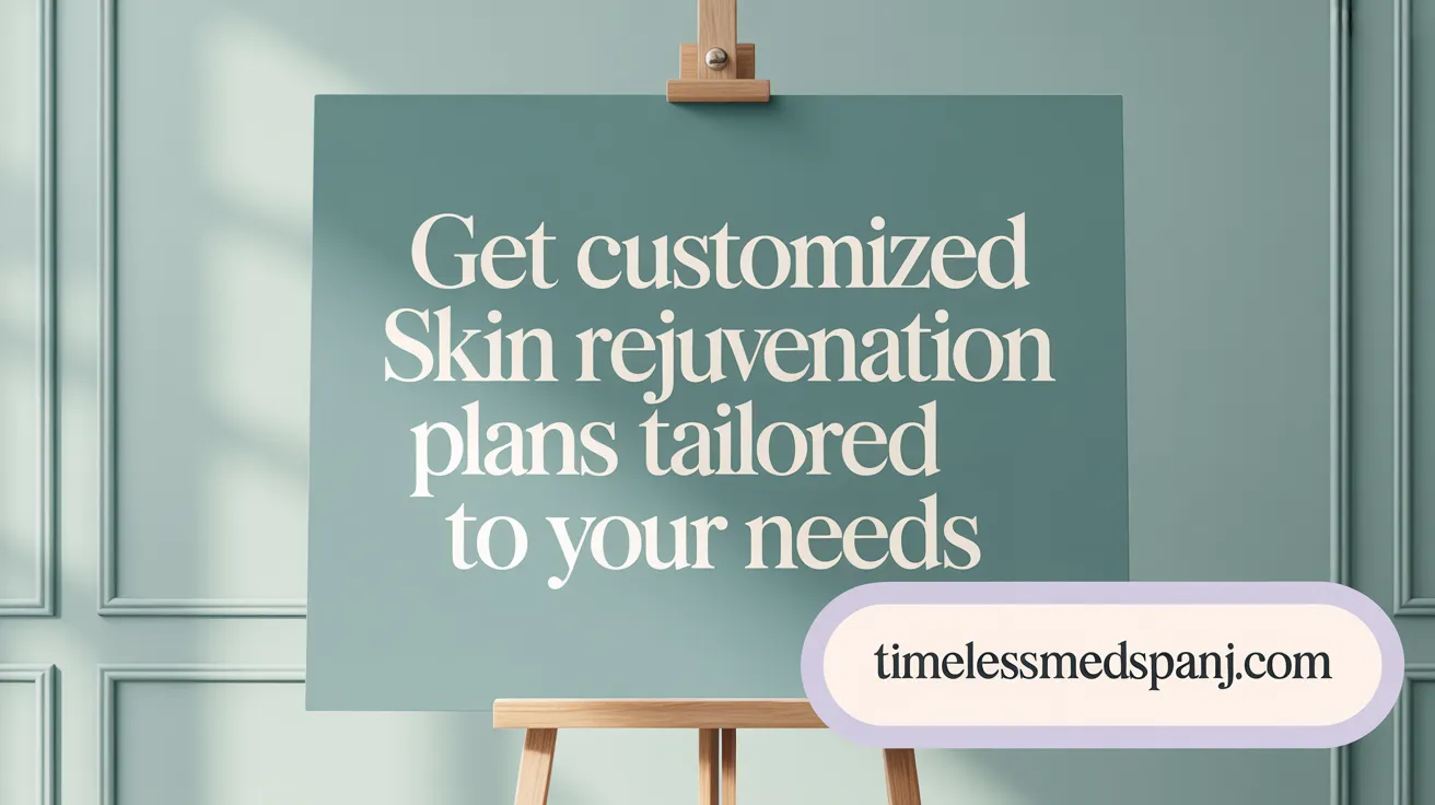 Get Customized Skin Rejuvenation Plans Tailored to Your Needs