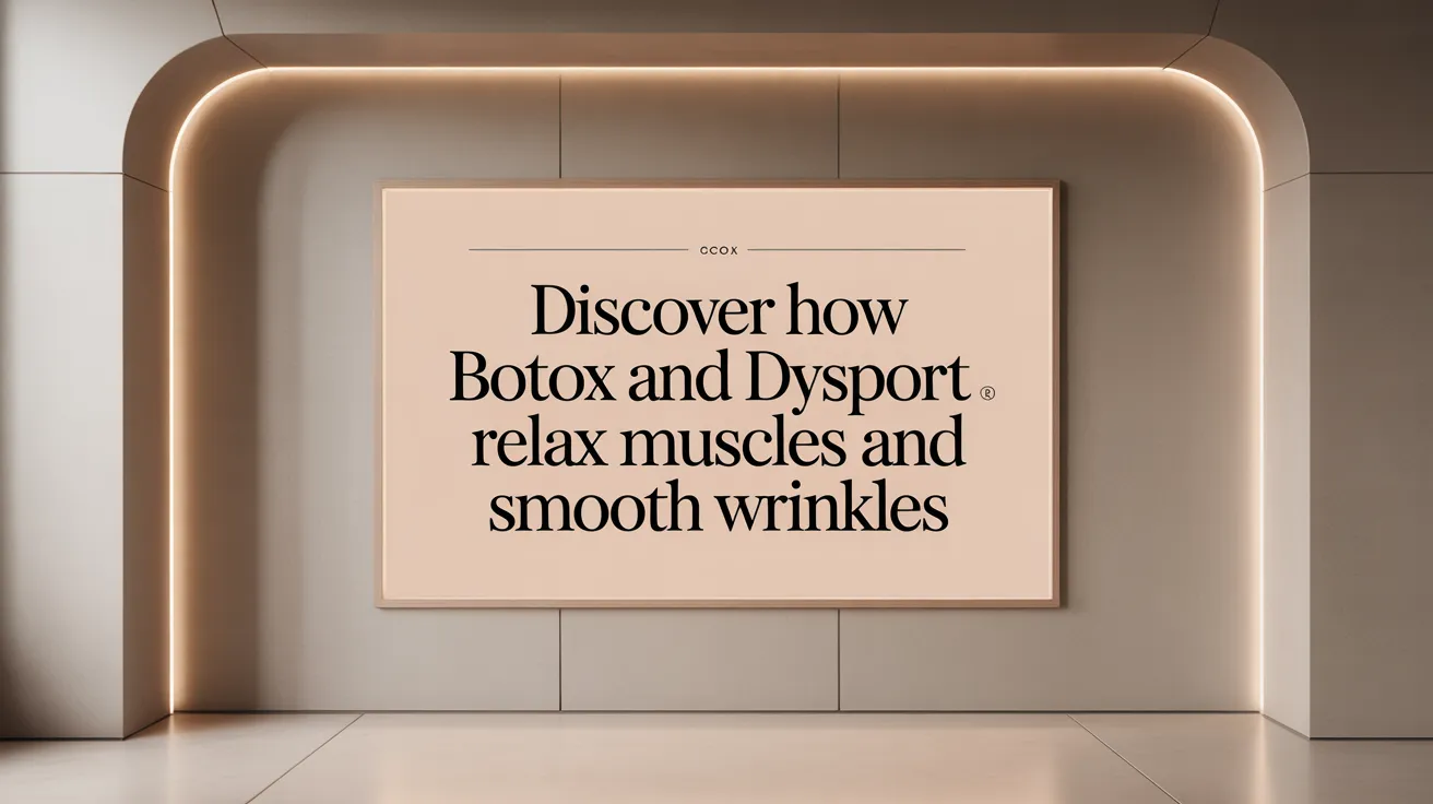 Discover How Botox and Dysport Relax Muscles and Smooth Wrinkles