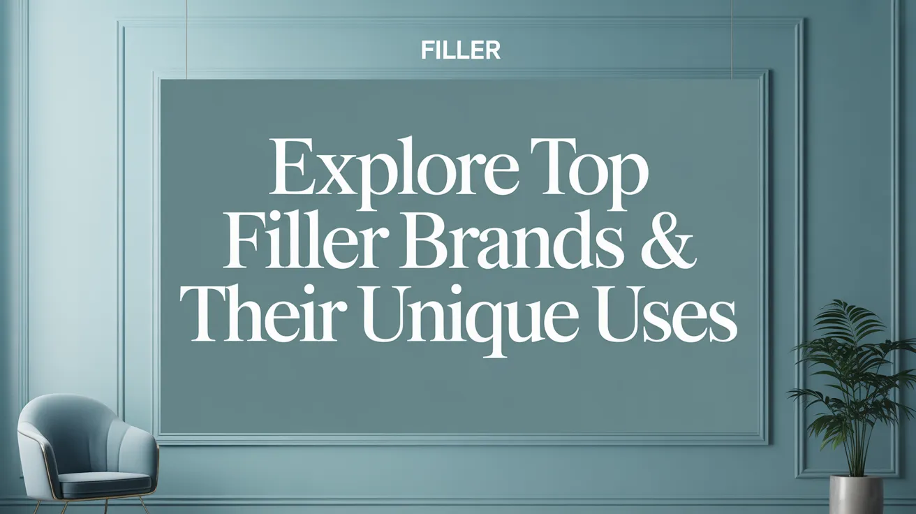 Explore Top Filler Brands & Their Unique Uses