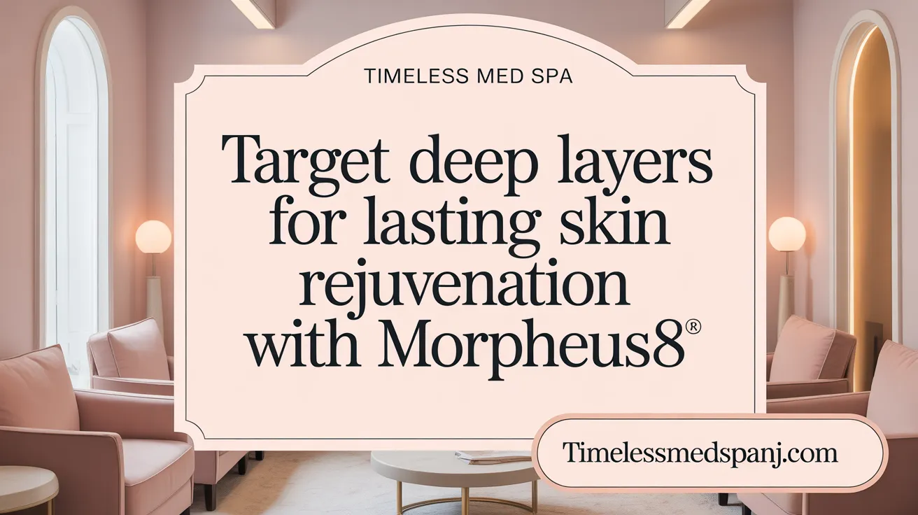 Target Deep Layers for Lasting Skin Rejuvenation with Morpheus8